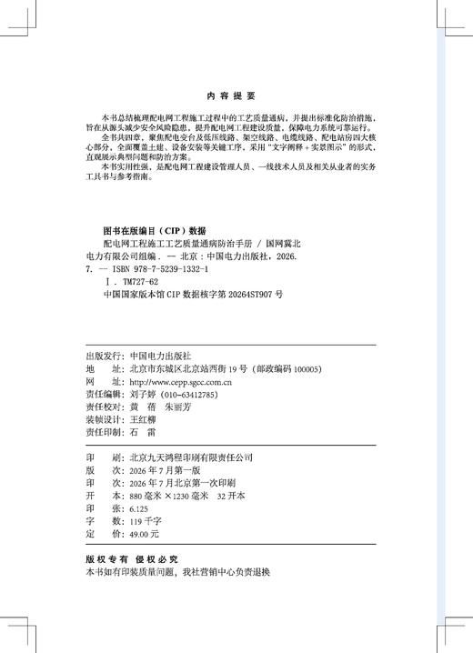 配电网工程施工工艺质量通病防治手册 商品图3