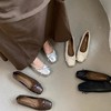 平底法式仙女一脚蹬奶奶瓢鞋女 春季复古方头浅口单鞋女35-40★娃娃优选 商品缩略图0