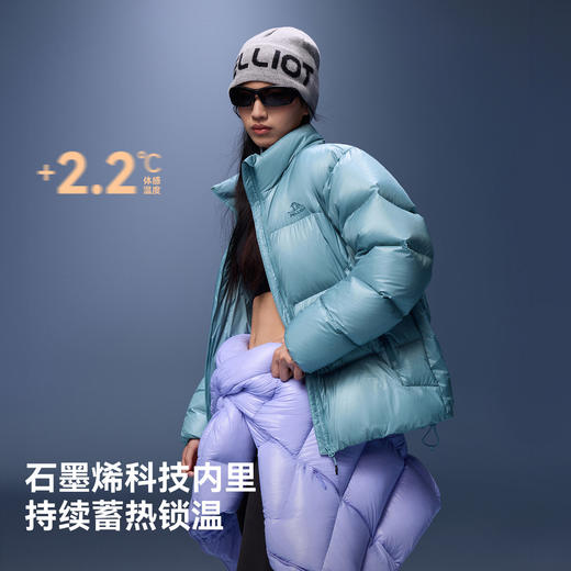 【极光pro】伯希和户外羽绒服2026新款女800蓬鹅绒轻量宽松外套男 商品图4
