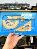【中船文化出品 激光雕刻】福建舰木尺套装（15cm直尺·14cm三角板·180°量角器）ds（zc） 商品缩略图0