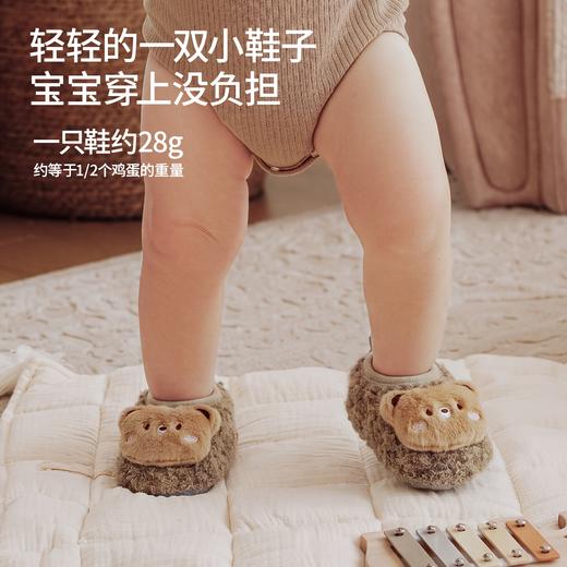 【婴童服配】嫚熙婴儿鞋袜宝宝新生儿鞋子软底室内隔凉防滑步前鞋可爱袜地板袜 商品图3