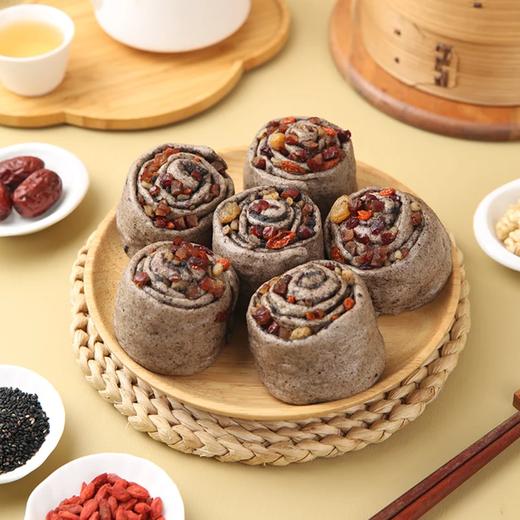 麦德龙 麦臻选 手作黑芝麻枸杞核桃卷 960g（12只） 商品图1