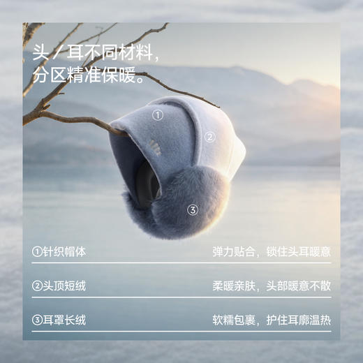【蕉下精选】蕉下一体式暖头护耳帽PM04426 商品图2