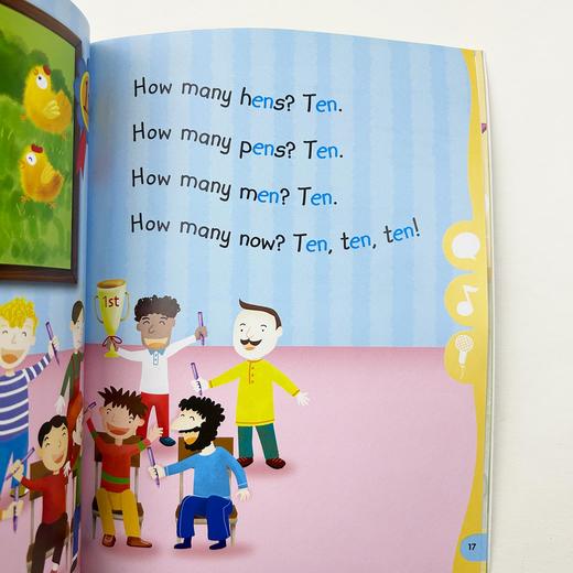 香港朗文幼儿英语自然拼读教材5级别 英文原版 New Phonics for kids 5 学生用书 亲子幼儿小班教材 可搭配培生易学笔 点读笔 商品图3