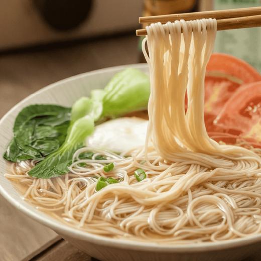 【谦益】香畴 原麦胚芽面条 麦香悠长 300g/袋   自种生态冬小麦 低温石磨灰面  自然麦香 原汁原味 商品图3