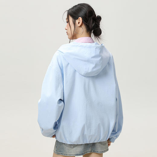 LUCKY DEER/幸运鹿女秋季小个子慵懒风开衫夹克 商品图6