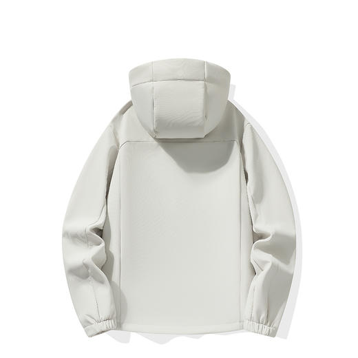 LUCKY DEER/幸运鹿情侣款轻户外保暖软壳连帽风衣夹克 商品图5