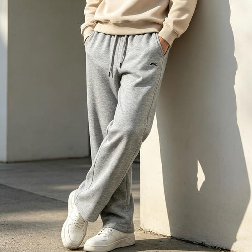 【直筒版型 日常百搭】史莱辛格 Slazenger 情侣款华棉卫裤 柔软面料 上身舒适不闷 DL61002 商品图4