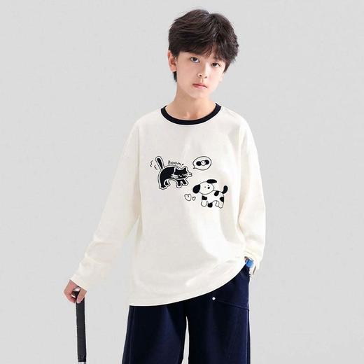 【2件39.9元，2件起拍】贝叮熊男女童新品纯棉长袖打底衫★ 商品图2
