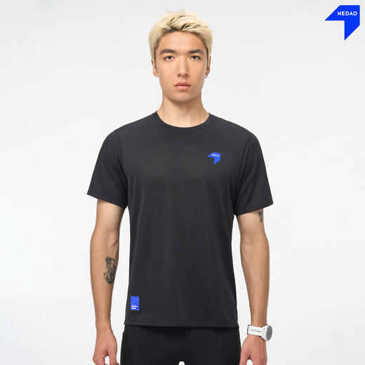 专业跑步短袖 内道动能粒速干短袖T恤男女同款马拉松越野跑透气t 商品图2