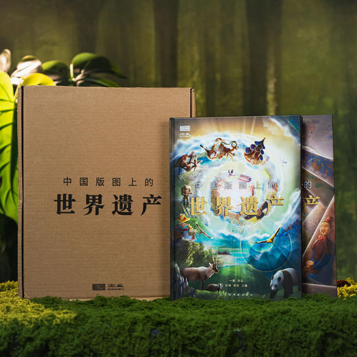 《中国版图上的世界遗产》精装典藏（全2册）| 57处世界遗产，289个专题内容，1000+跨学科知识，轻松建立庞大知识格局，足不出户，看遍中华大美山河 商品图1