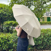 一键开合 69元2把【12骨双龙骨自动晴雨两用伞】马卡龙配色 双龙骨伞架 仿生荷叶设计 加大伞面遮阳遮雨LJW 商品缩略图6