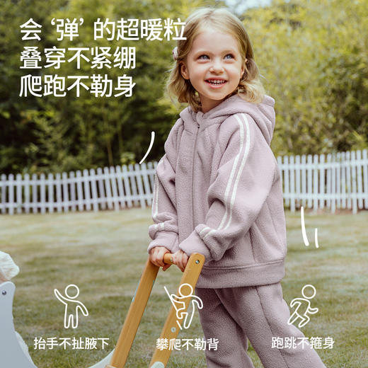 【宝宝服饰】嫚熙童装2026新款儿童外套秋季女童摇粒绒保暖夹克女宝加绒上衣 商品图1