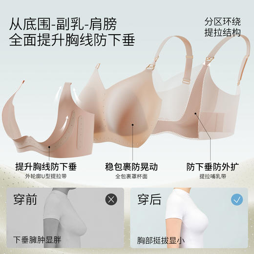 【内衣内裤专场】明星同款嫚熙小清提防外扩大胸专用孕妇哺乳内衣聚拢防下垂 商品图1