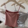 超值两件装！【超百搭，美背还显瘦】 夏季纯欲褶皱白色吊带背心女辣妹外穿修身打底无袖上衣Da 商品缩略图1