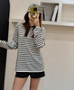 天丝亚麻爱心小马长袖条纹T恤081704 商品缩略图8