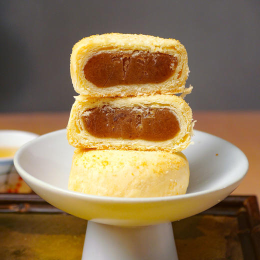 【养生月饼来了 多味草本入馅】乾红食品 风月无边月饼礼盒（480g*1盒 8饼8味） 商品图6