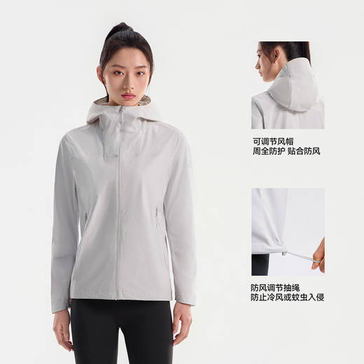 伯希和户外休闲衣女2026秋季新款TORAY轻量高弹外套防风徒步夹克 商品图3