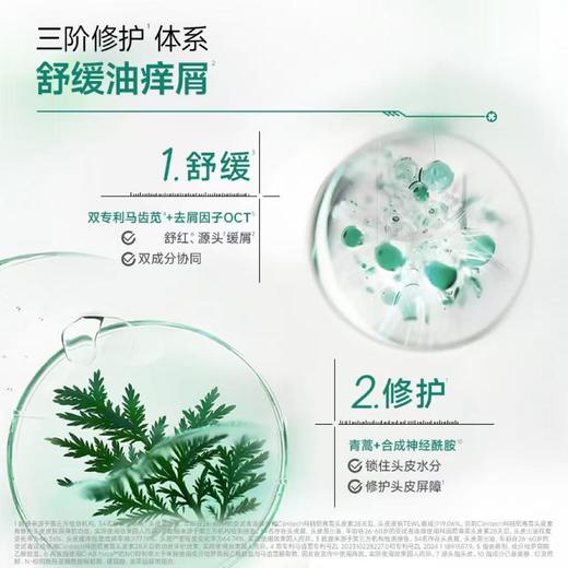 支持试用小样2片 不满意可退正装【针对头皮不适油痒屑】【成人/青春期可选】科丽尼青蒿头皮素/洗发水  多维针对敏敏头皮环境修护屏障 商品图2