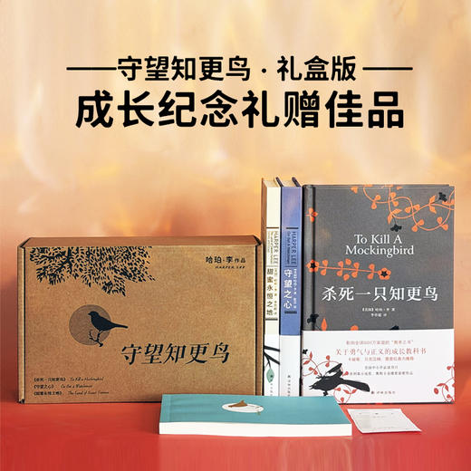 【守望知更鸟礼盒赠便签本+贴纸】杀死一只知更鸟作者哈珀·李作品精装三册全收录 商品图4