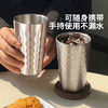 摩登主妇304不锈钢水杯随手杯双层防烫防摔吸管杯带盖杯子咖啡杯 商品缩略图4