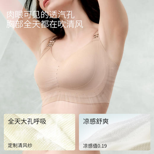 【内衣内裤专场】明星同款嫚熙小清提防外扩大胸专用孕妇哺乳内衣聚拢防下垂 商品图2