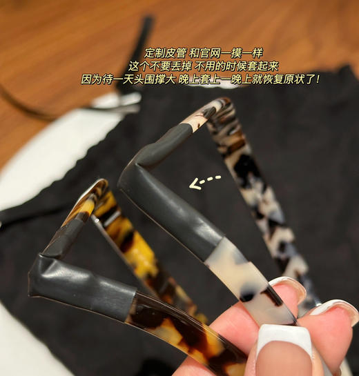 不夹耳不夹头丹麦醋酸发箍头箍0516 商品图7