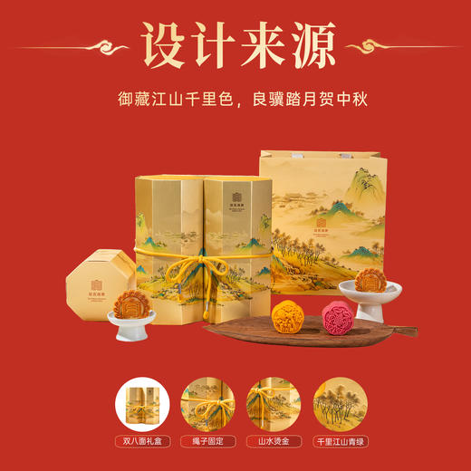 中秋送礼！【质感高级 送人有面】故宫观唐 月饼礼盒  独具东方韵味 商品图13