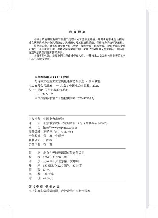 配电网工程施工工艺质量通病防治手册 商品图3