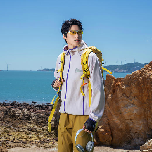 【冰感透气 情侣同款】SIIJJEYY枝辑 华夫格开衫运动外套 肌理透气面料 户外久穿不闷汗 27999 6色可选 商品图12