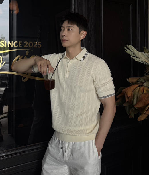 高端原单26款BC罗纹针织Polo衫081801 商品图8