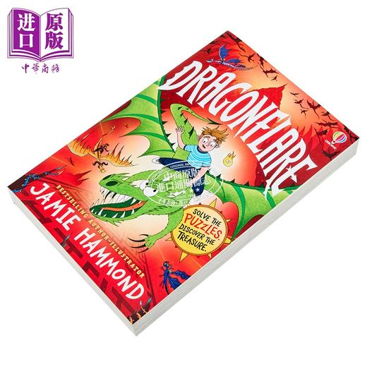 【中商原版】龙焰岛 Dragonflare 英文原版 儿童故事 黑白插图小说英语读物 奇幻冒险故事 惊险刺激又妙趣横生 进口童书 商品图1