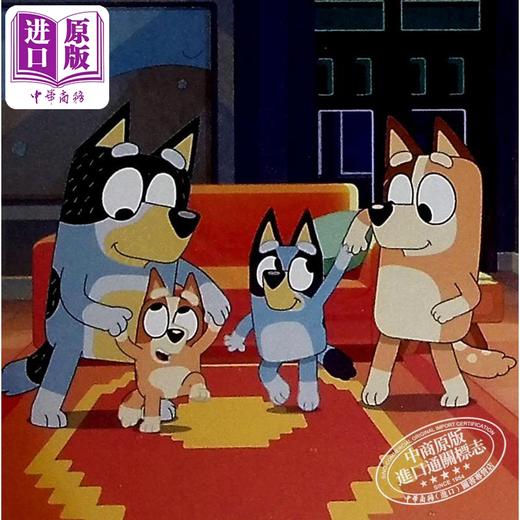 【中商原版】小蓝狗布鲁玩乐图书馆 Bluey Bluey Playtime Little Library 英文原版 儿童纸板书 绘本 图画故事书 进口童书 商品图3