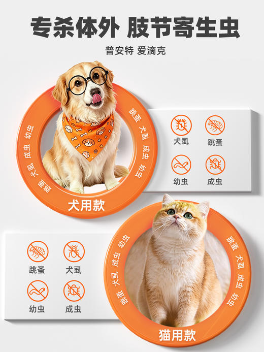 【爱滴克囤货组合 送3盒内驱】普安特宠物驱虫药猫咪狗狗爱滴克非泼罗尼+芬苯达唑片 商品图1