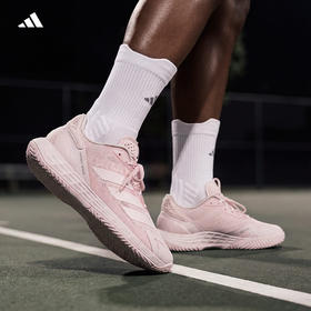 Adidas阿迪达斯专业网球鞋女26年美网款Defiant Speed2网面运动鞋