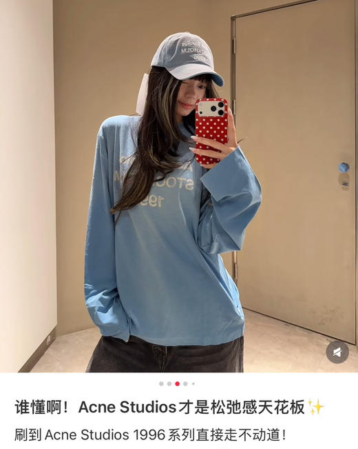 𝐀𝐜𝟏𝟗𝟗𝟔全系列做旧长T恤081803 商品图5