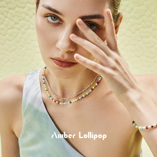 【王玉雯代言 明星同款】 赠礼盒包装 | AmberLollipop安铂洛利多巴胺手链/项链系列 天然淡水珍珠/天然彩色宝石  多款入 商品图12