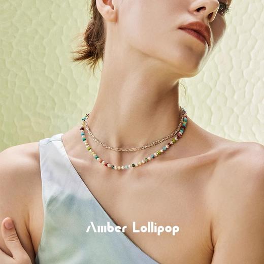 【王玉雯代言 明星同款】 赠礼盒包装 | AmberLollipop安铂洛利多巴胺手链/项链系列 天然淡水珍珠/天然彩色宝石  多款入 商品图11