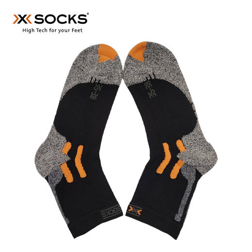 【大牌秒杀】瑞士 X-SOCKS越野徒步 马拉松银丝袜 商品图1