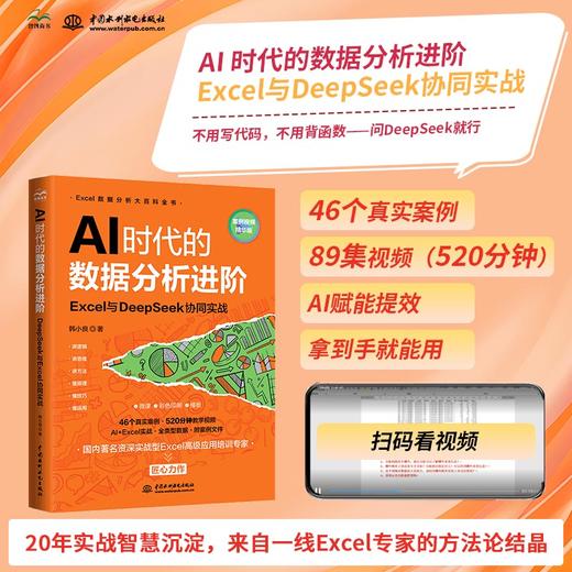 AI时代的数据分析进阶——Excel与DeepSeek协同实战 商品图0