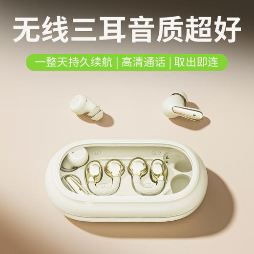 【全景环绕 高清音质】塞尔兰斯 智能六耳耳机 久戴无胀痛感 稳固不易掉落 商品图5