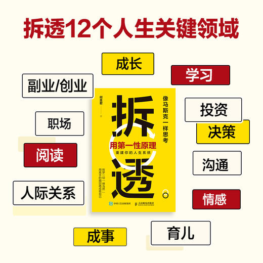 拆透：用*性原理重建你的人生系统 何圣君著 像马斯克一样思考 清晰思考认知觉醒 商品图1