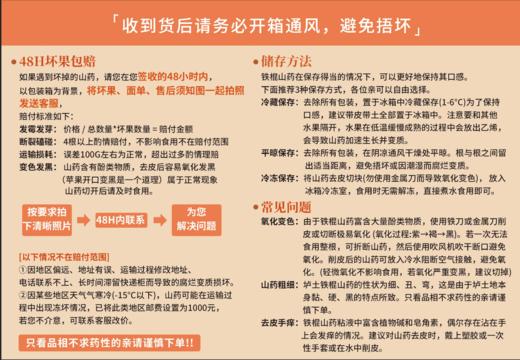 【京东直发】2026温县垆土新鲜铁棍山药原产地发货5斤装（预售9.5日前发货，送红枣） 商品图6