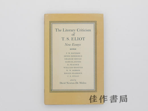 【绝版旧书】The Literary Criticism of T. S. Eliot: New Essays/T.S.艾略特的文学批评:新论文集 商品图0