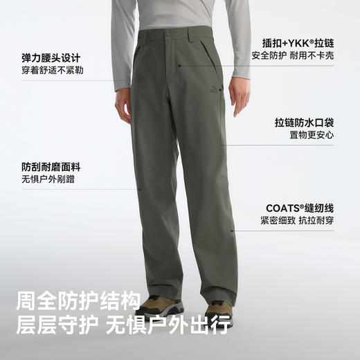 伯希和户外冲锋裤男26新款2L暴雨级防水登山裤女防风防寒徒步长裤 商品图4