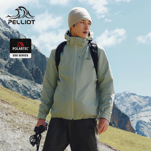 伯希和户外冲锋衣男Polartec 200 Series三合一保暖内胆登山服女 商品图0