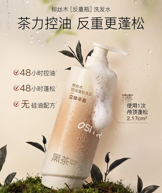 【门店好物】柳丝木黑茶控油蓬松洗发露 商品图0