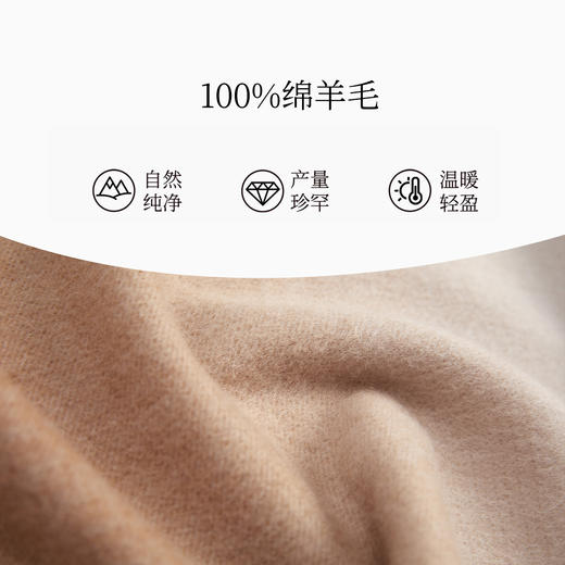 万事利“絮语”羊毛围巾 商品图4