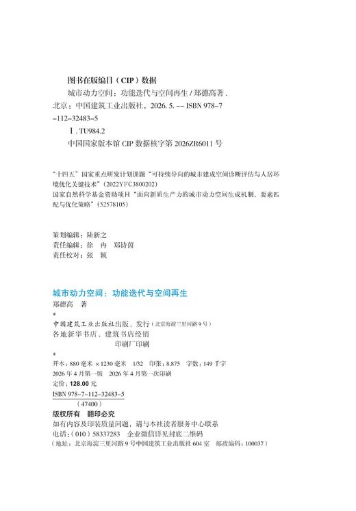 城市动力空间：功能迭代与空间再生 商品图1