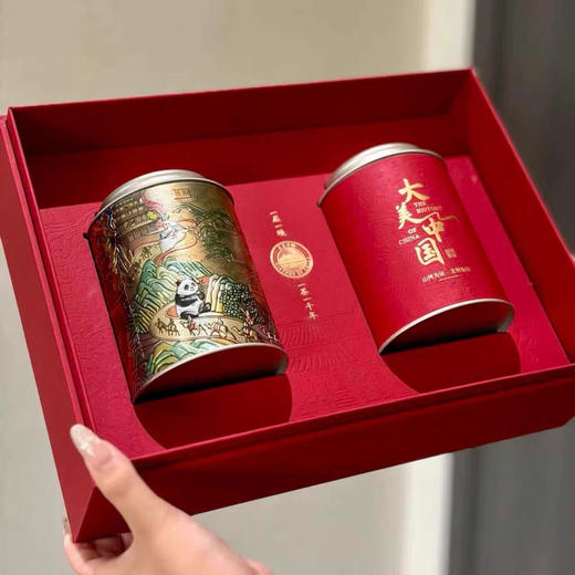 热卖！送礼自带贵气！【茶香醇厚  入口柔滑！ 】五虎 正山小种茶叶礼盒 国风红罐礼盒 茶汤清亮 回甘持久 商品图7